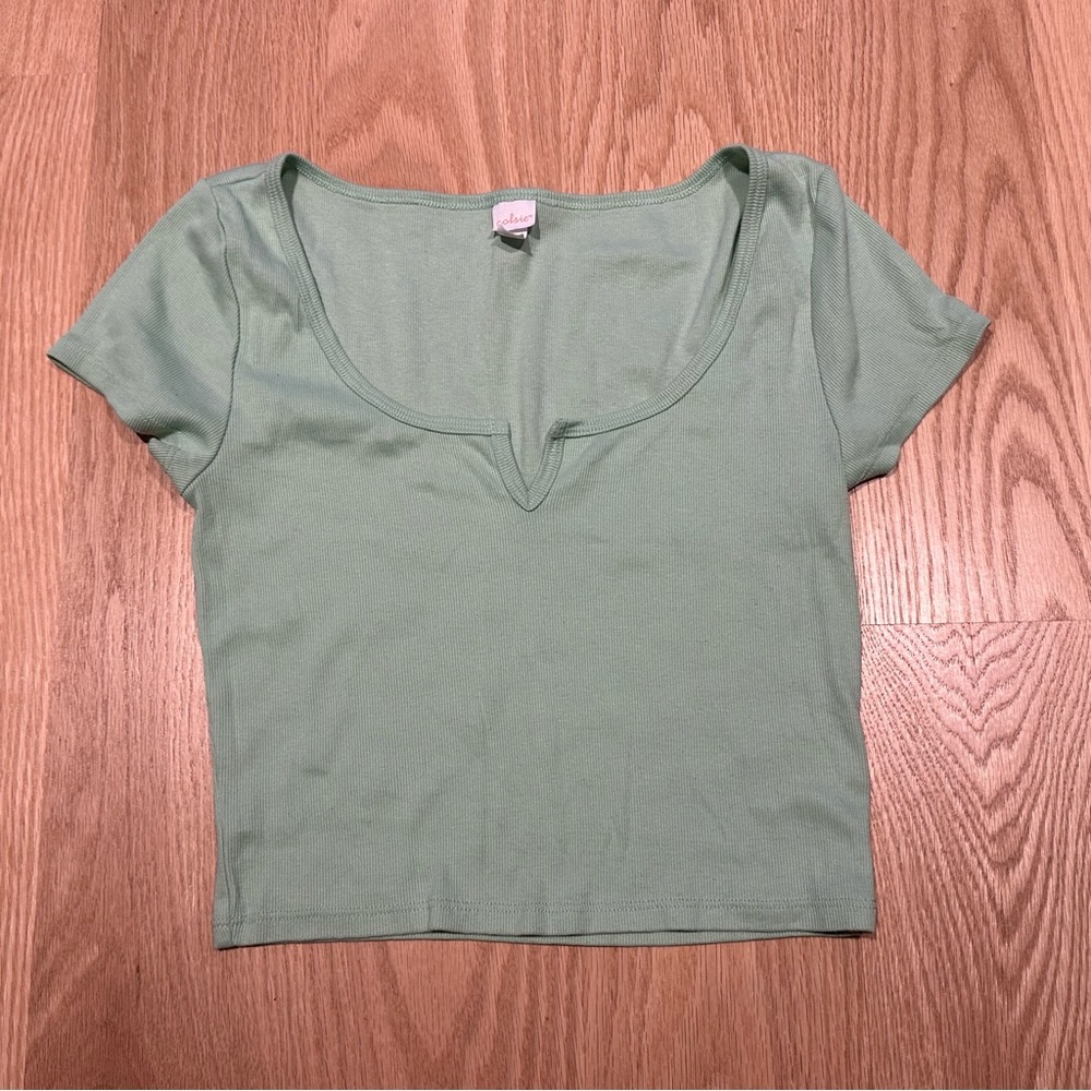 Small Mint Green Crop Top